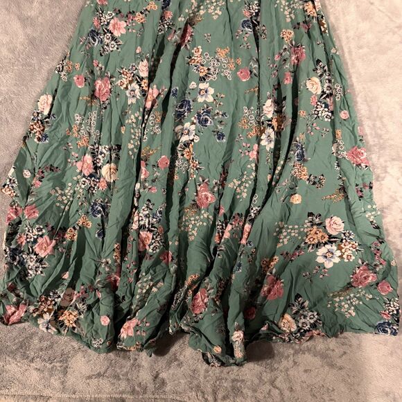 Torrid Floral Challis Trapeze Maxi Dress - Picture 3 of 4